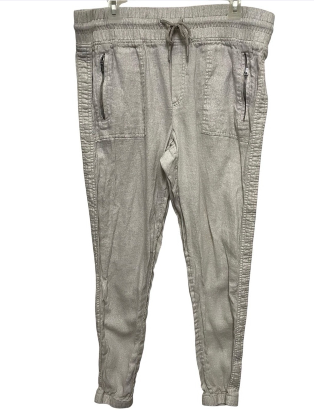 athleta cabo linen cheetah print jogger